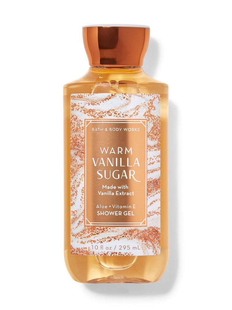 BBW Warm Vanilla Sugar Shower Gel 295ml - Shams Shopping Centre Bath & Body Works  