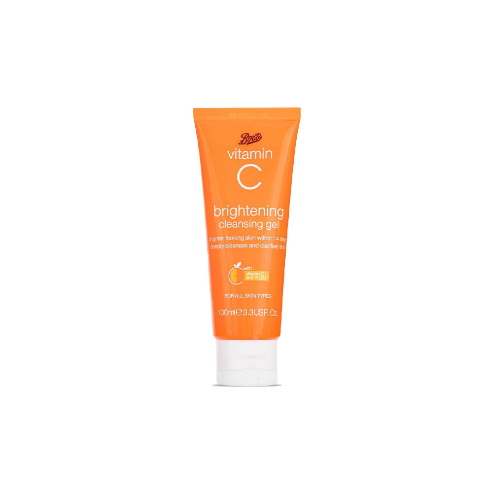 Boots Vitamin C Brightening Cleansing Gel 100ml - Shams Shopping Centre Body Shop  