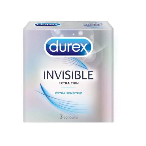 Durex Invisible Extra Thin 3 Condoms - Shams Shopping Centre Durex  