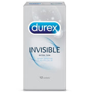 Durex Invisible Extra Thin 12 Condoms - Shams Shopping Centre Durex  