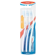 Aquafresh Medium Tooth Brush Pack Of 3 - Shams Shopping Centre Aqua Fresh  