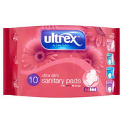 Ultrex Ultra Slim 10 Sanitary Pads - Shams Shopping Centre Ultrex  