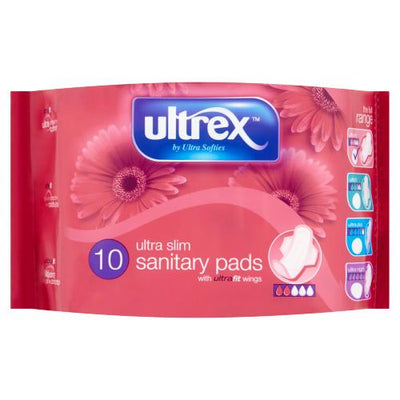 Ultrex Ultra Slim 10 Sanitary Pads - Shams Shopping Centre Ultrex  