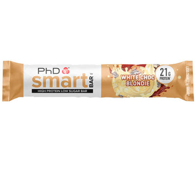 Smart Phd White Choc Blondie Chocolate Bar 64g - Shams Shopping Centre Smart  