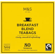 M&S Breakfast Blend Tea Bags 250g - Shams Shopping Centre Marks & Spencer  