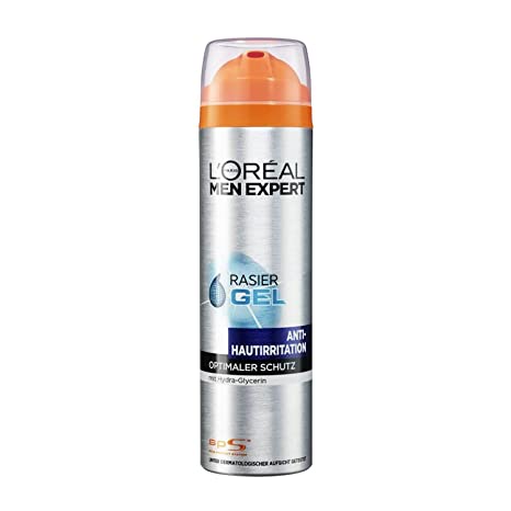 Loreal Men Expert Rasier Anti-Hautrirritation Shaving Gel 200ml - Shams Shopping Centre Loreal  