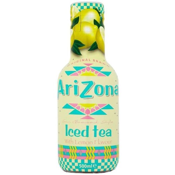 Arizona Ice Tea With Lemon Flavour 500ml - Shams Shopping Centre Arizona  