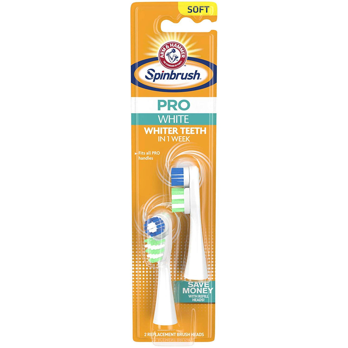 Arm & Hammer Pro White Medium Tooth Brush Head - Shams Shopping Centre Arm & Hammer  