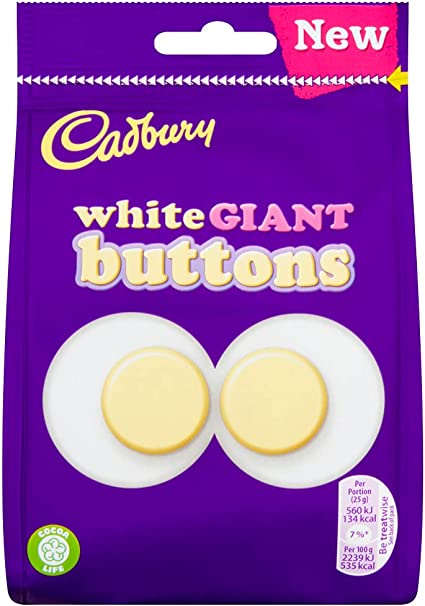 Cadbury White Giant Buttons 110g - Shams Shopping Centre Cadburys  