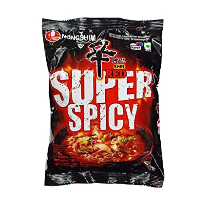 Nongshim Red Super Spicy Noodles 120g - Shams Shopping Centre Nongshim  