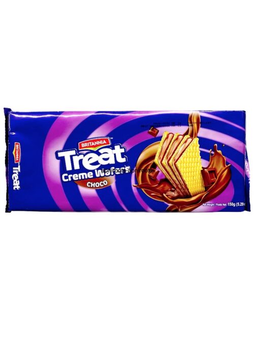 Britannia Treat Creme Wafers Choco 150g - Shams Shopping Centre Britannia  