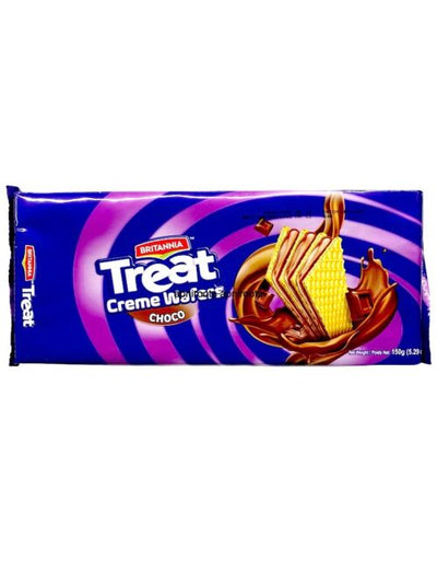 Britannia Treat Creme Wafers Choco 150g - Shams Shopping Centre Britannia  