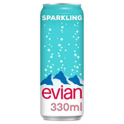 Evian Sparkling Water Can 330ml - Shams Shopping Centre Evian  