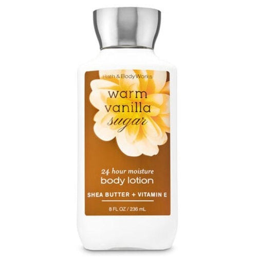 BBW Warm Vanilla Sugar 24H Body Lotion 236ml - Shams Shopping Centre Bath & Body Works  