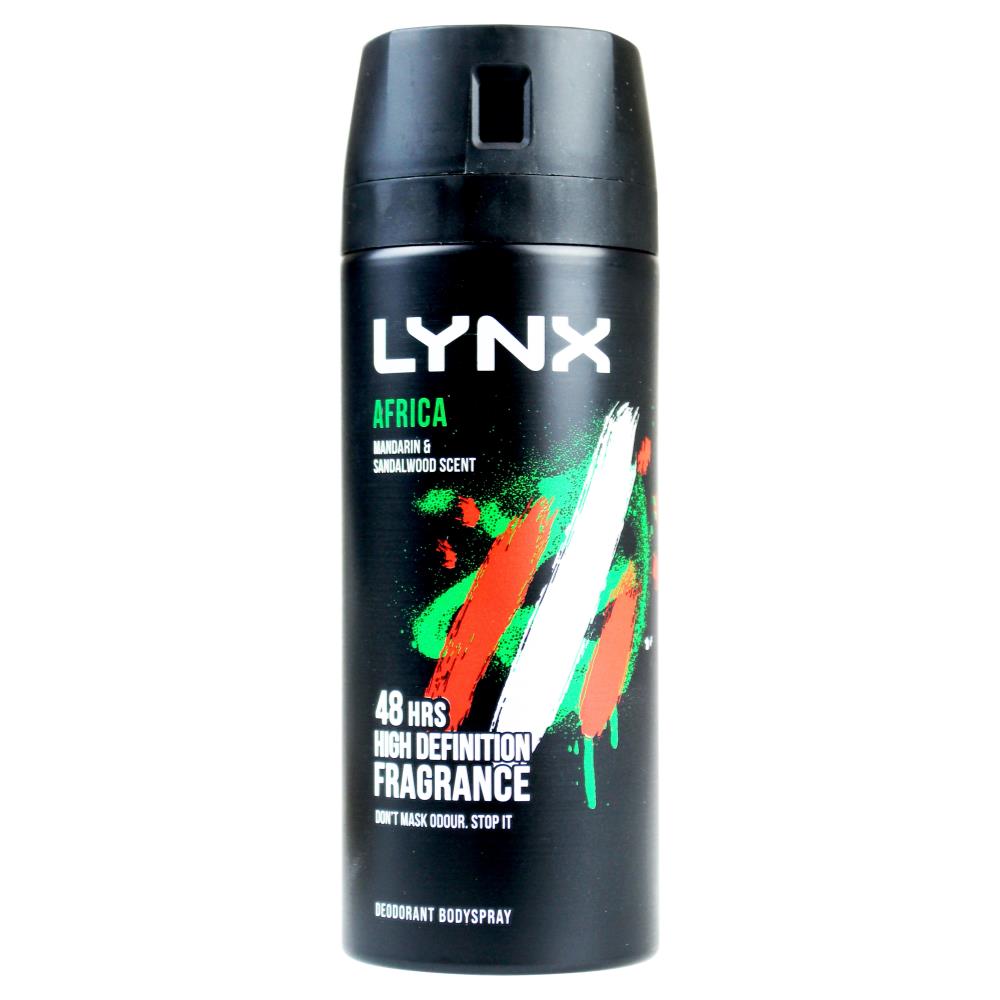 LYNX Africa Mandarin High Defination Body Spray 150ml - Shams Shopping Centre Lynx  