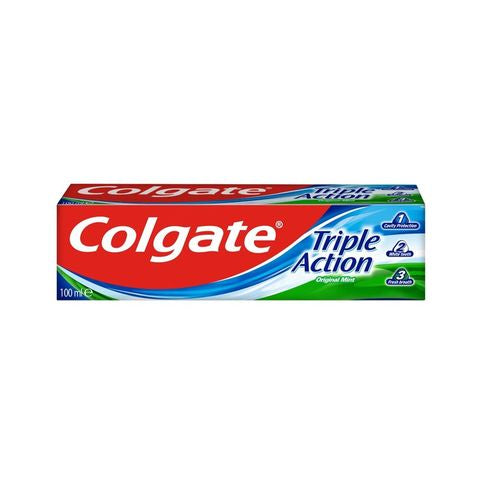 Colgate triple action T/paste 100ml - Shams Shopping Centre Colgate  