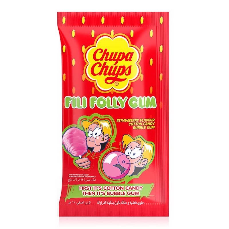 Chupa Chups Fili Folly Strawberry 11g - Shams Shopping Centre Chupa Chups  