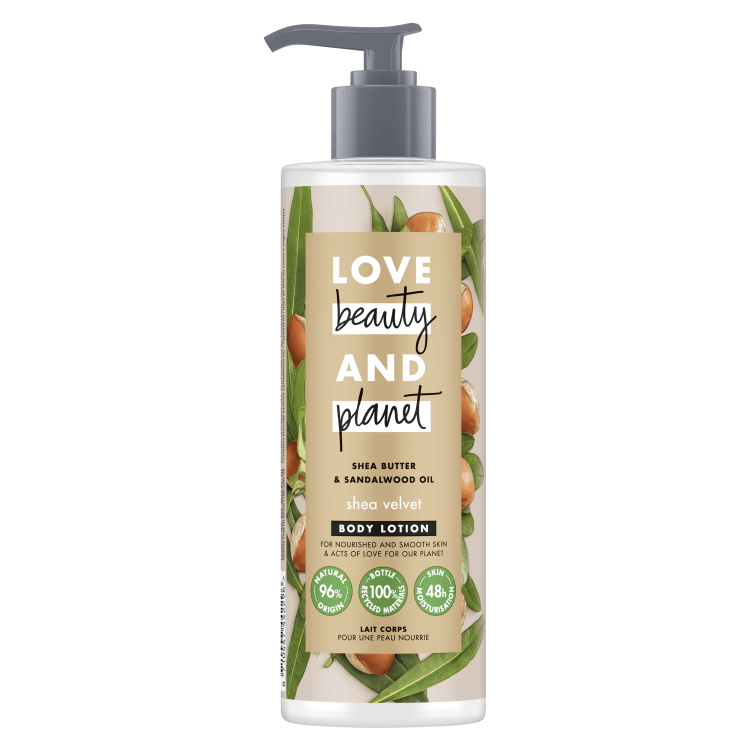 Love Beauty &Planet Shea Butter & Sandalwood Oil 400ml - Shams Shopping Centre Love Beauty And Planet  