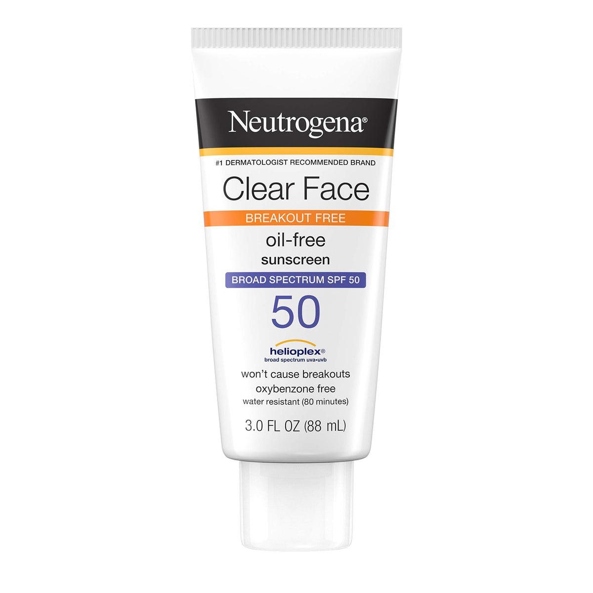 Neutrogena Clear Face Oil-Free Sunscreen Lotion SPF50, 88ml - Shams Shopping Centre Neutrogena  