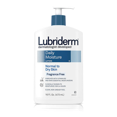 Lubriderm Daily Moisture Lotion Normal To Dry Skin 473ml - Shams Shopping Centre Lubriderm  