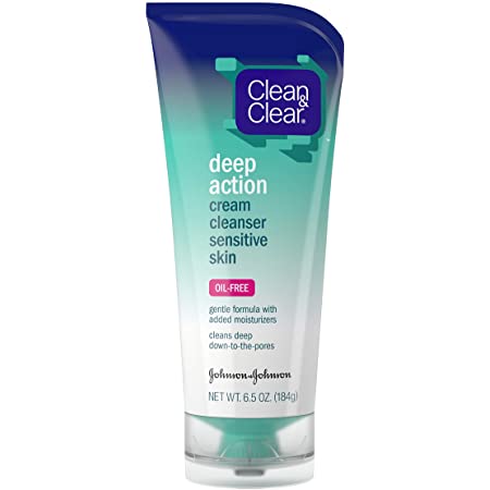 Clean & Clear Deep Action Cream Cleanser Sensitive Skin 184g - Shams Shopping Centre Clean&Clear  