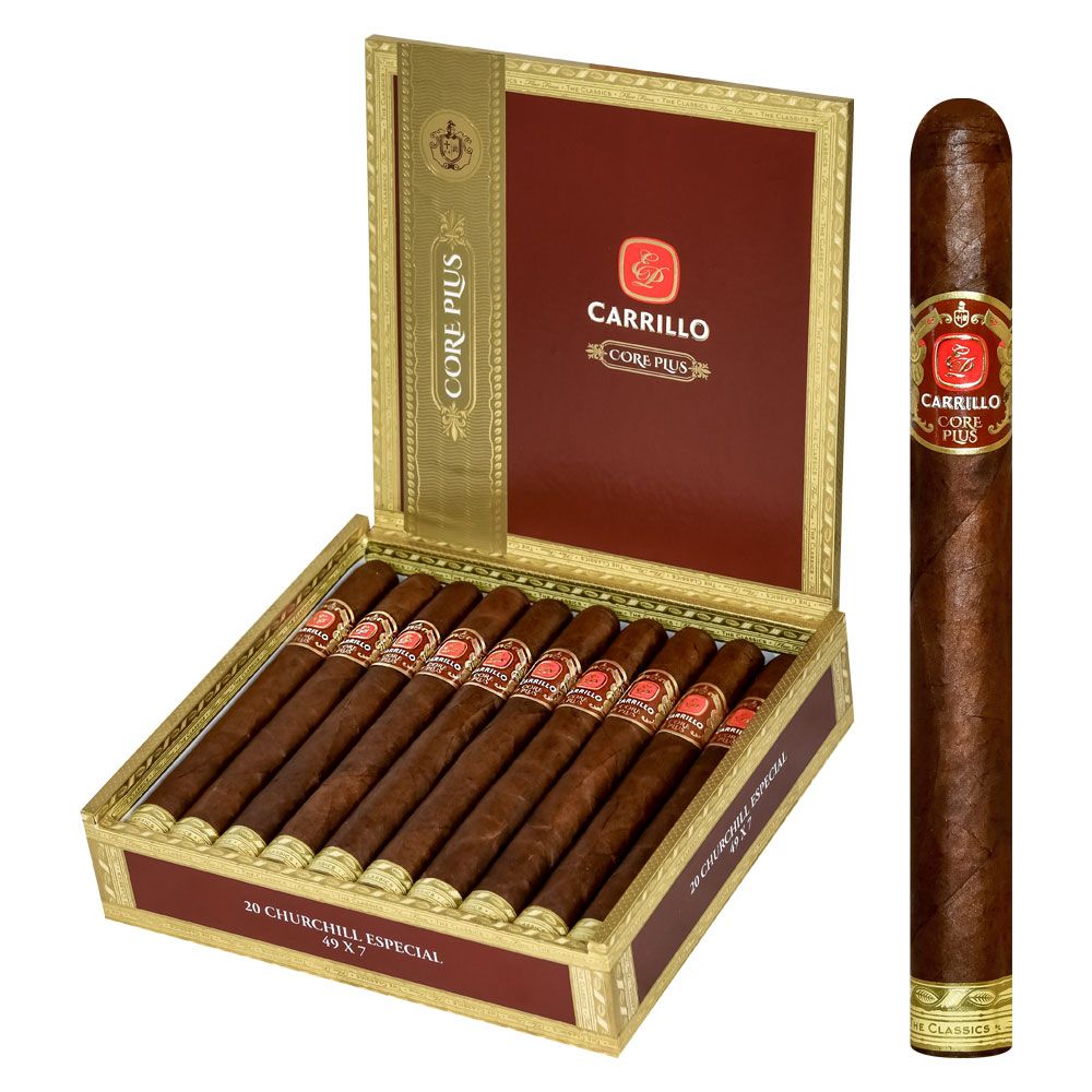 Ep Carrillo Core Plus Natural 20 Churchill Cigar (Single Cigar) - Shams Shopping Centre Carrillo  