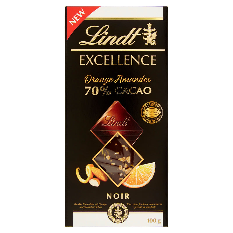 lindt-excellence-orange-amandes-70-bar-100g