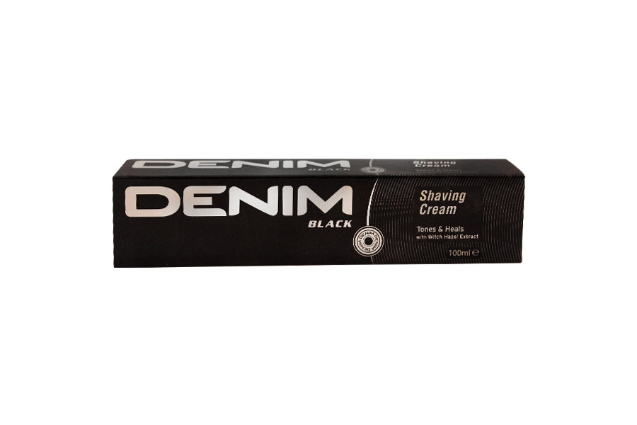 Denim Black Shving Cream 100ml - Shams Shopping Centre Misc Toiliteries  