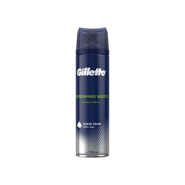 Gillette Refreshing Breeze Shaving Foam 250ml - Shams Shopping Centre Gillette  