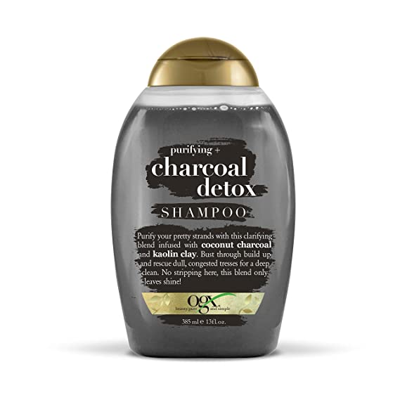 Organix Ogx Purifying + Charcoal Detox Shampoo 385ml - Shams Shopping Centre Organix  