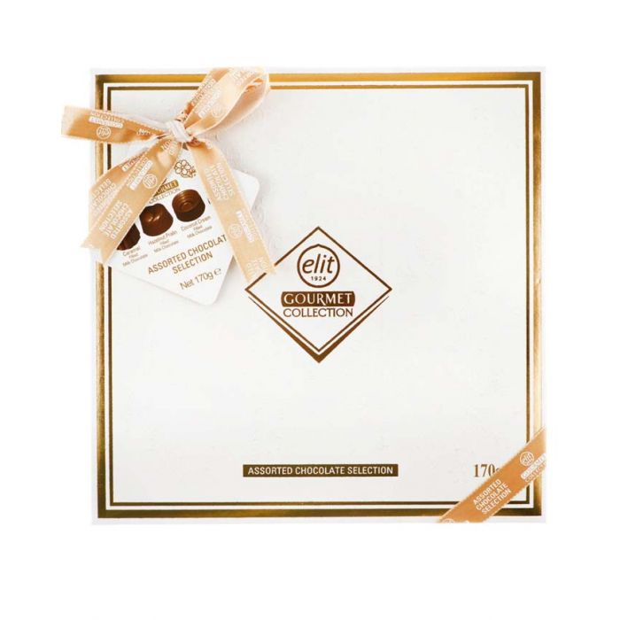 Elit Gourmet Collection White Chocolate Box 170g - Shams Shopping Centre Elit  