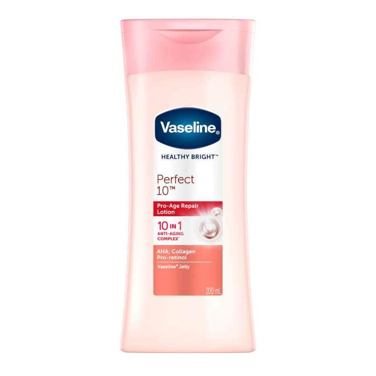 Vaseline Healthy Bright Perfect 10 Pro-Age Repair Lotion 400ml - Shams Shopping Centre Vaseline  