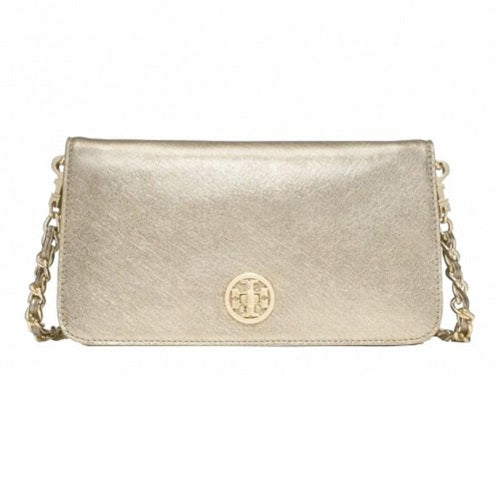 Tory Burch Metallic Adalyn Clutch Ladies Purse - Shams Shopping Centre Shams Shopping Centre  