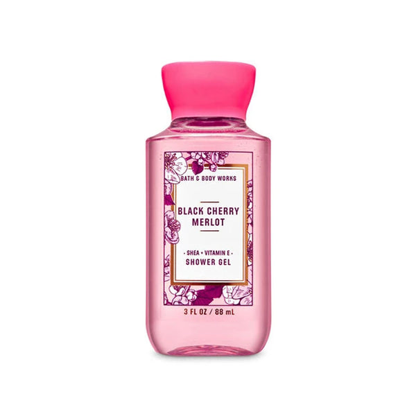 BBW Black Cherry Merlot Shower Gel 88ml - Shams Shopping Centre Bath & Body Works  