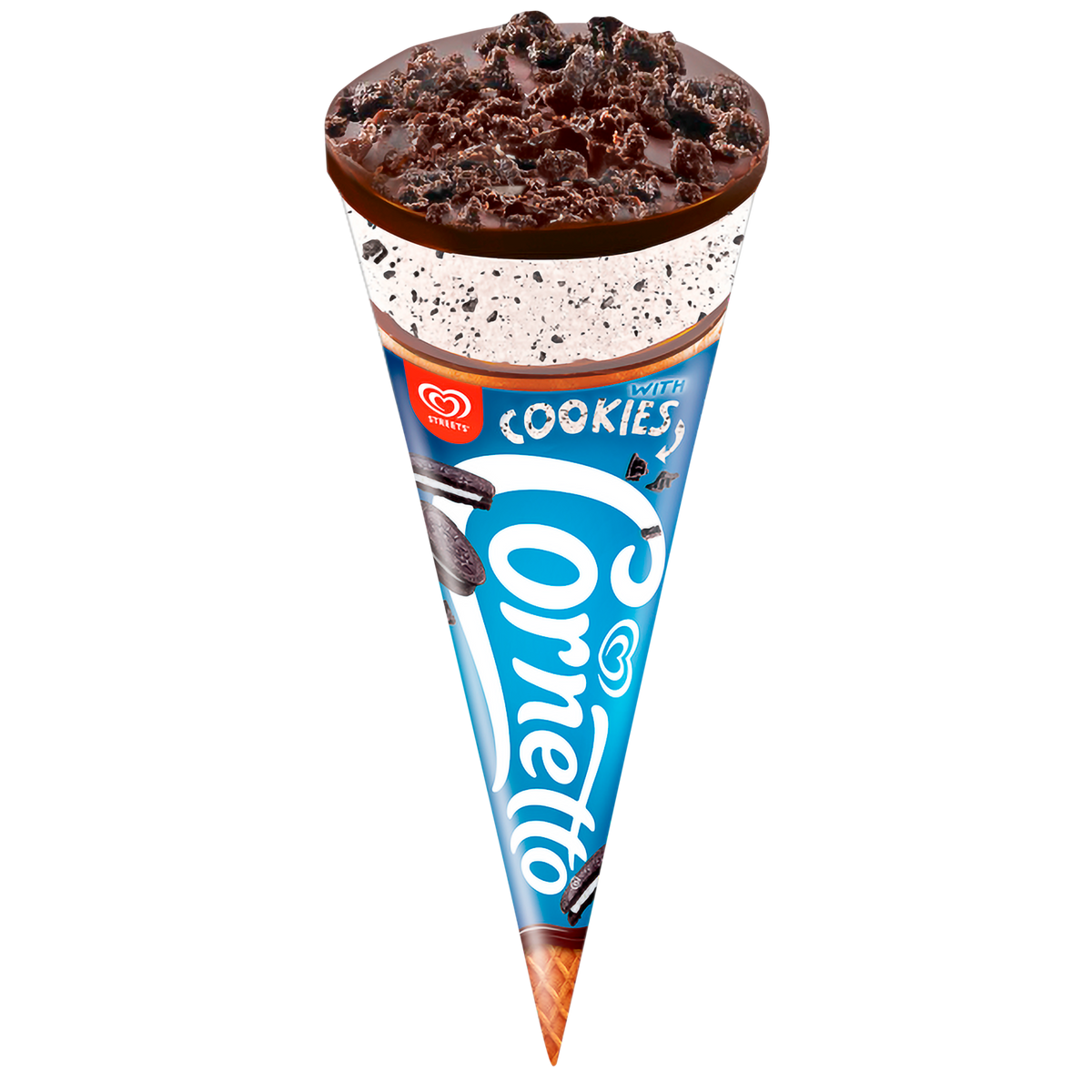 Walls Cornetto Cookies & Cream 105ml - Shams Shopping Centre Walls  