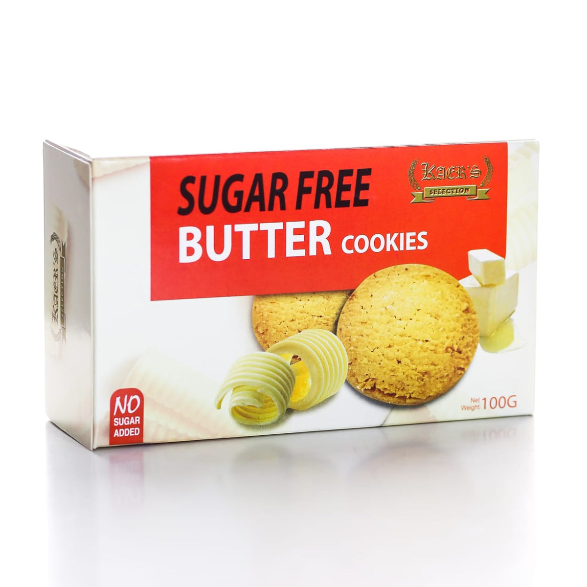Kaers Sugar Free Butter Cookies 100g - Shams Shopping Centre Kaerrs  