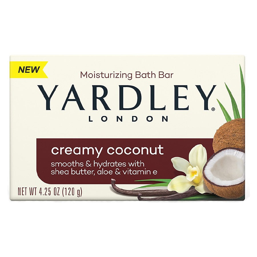 Yardley Creamy Coconut Moisturizing Bath Bar 120g - Shams Shopping Centre Yardley  