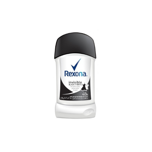 Rexona Invisible Black & White Deo Stick 40ml - Shams Shopping Centre Rexona  