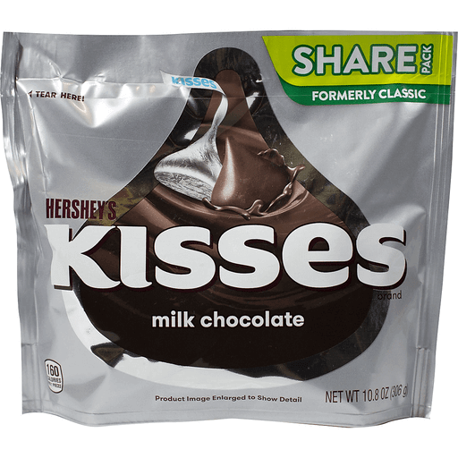 Hershey's Kisses Milk Chocolate Sharing Pack 306g - Shams Shopping Centre Hersheys  
