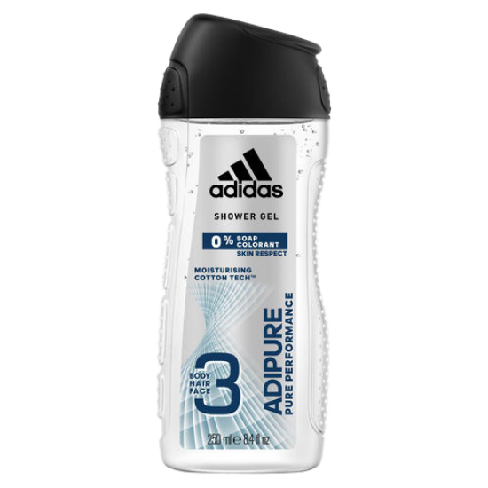 Adidas Adipure Men Shower Gel 250ml - Shams Shopping Centre Addidas  