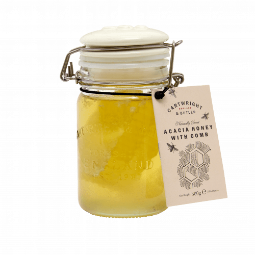 Cartwright & Butler  Yorkshire Acacia Honey With Comb 300g - Shams Shopping Centre Cartwright & Butler  