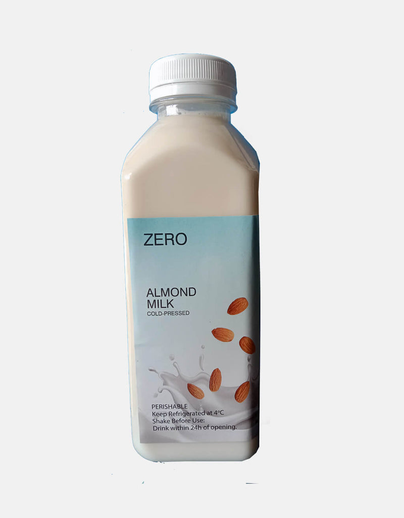 Zero Almond Milk Cold Pressed 500ml - Shams Shopping Centre Zero  