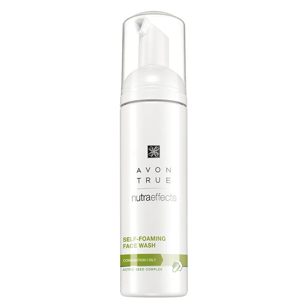 Avon True Nutraeffects Self Foaming Face Wash 150ml - Shams Shopping Centre Avon  