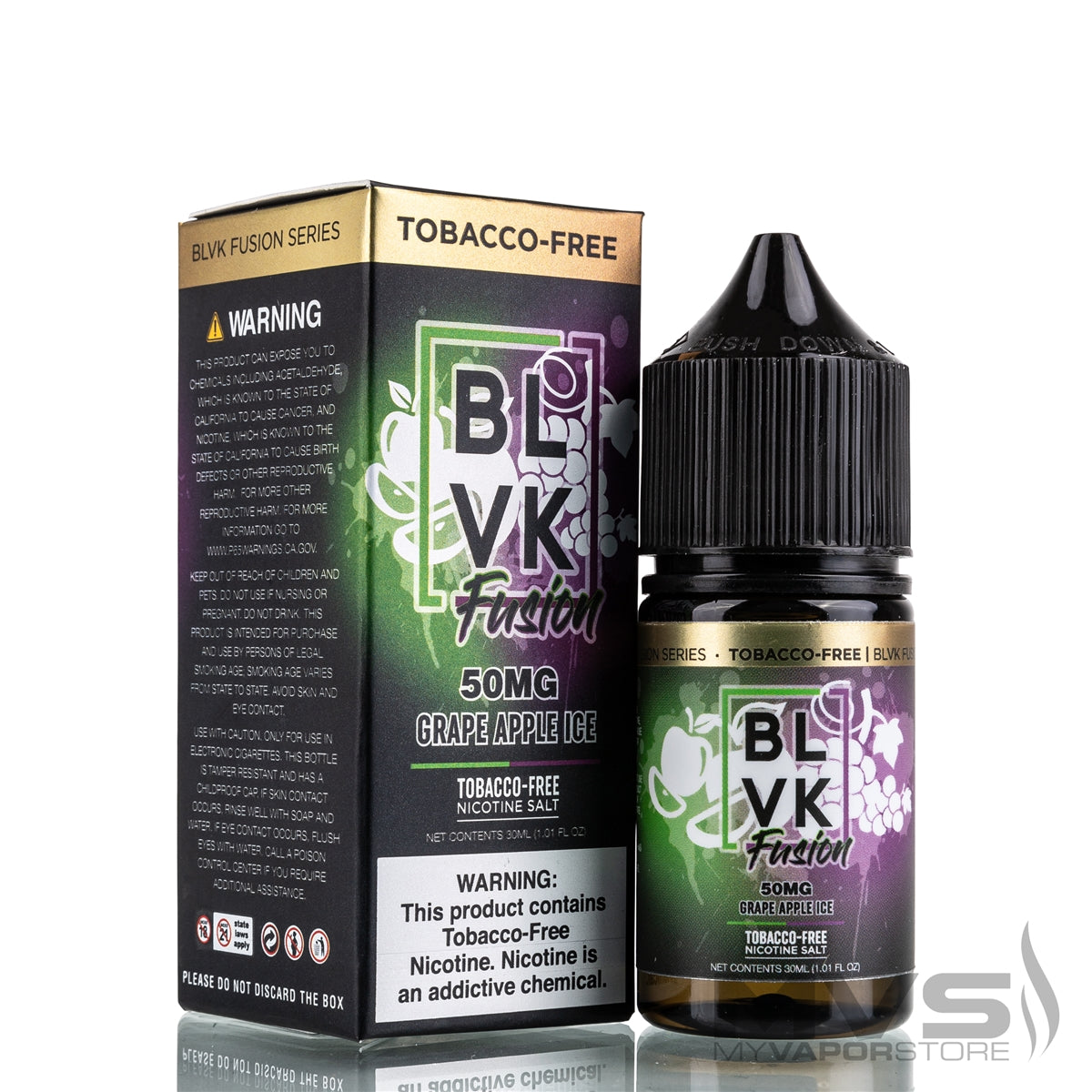 BLVK Fusion Grape Apple Ice 50mg 30ml - Shams Shopping Centre Elite  