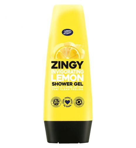 Boots Zingy Invigorating Lemon Shower Gel 250ml - Shams Shopping Centre Boots  