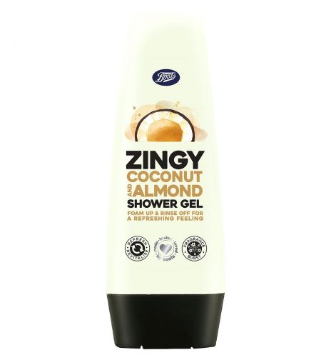 Boots Zingy Coconut & Almond Shower Gel 250ml - Shams Shopping Centre Boots  