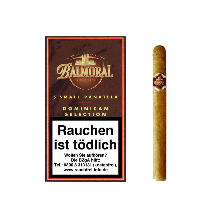 Balmoral 5 Small Panatela Dominican Tubos (Pack of 5 Cigar) - Shams Shopping Centre Balmoral  
