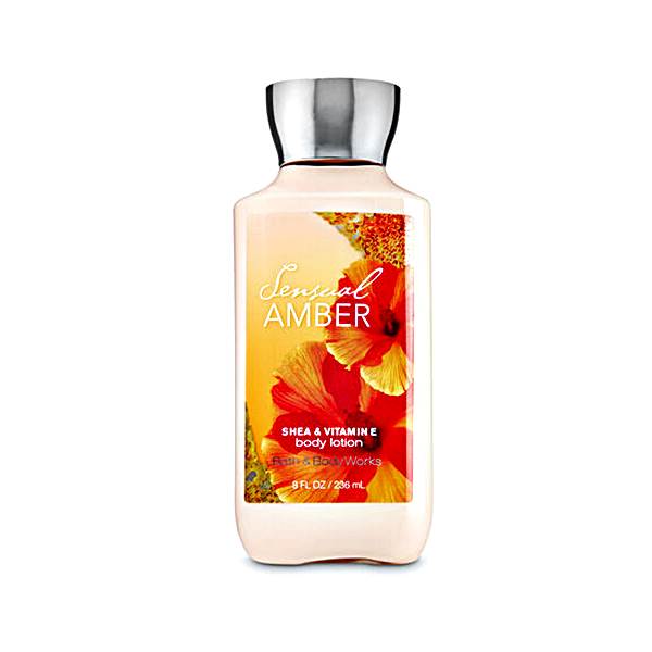 BBW Sensual Amber Body Lotion 236ml - Shams Shopping Centre Bath & Body Works  