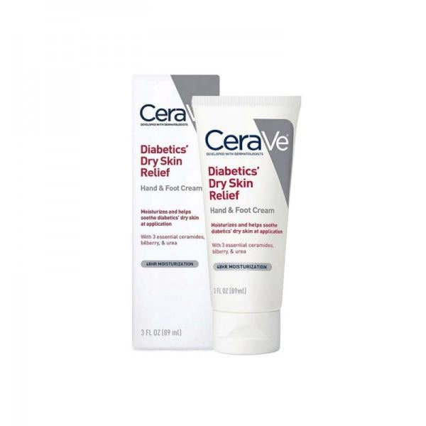 Cerave Diabetic Dry Skin Relief Hand & Foot Cream 89ml - Shams Shopping Centre Cerave  