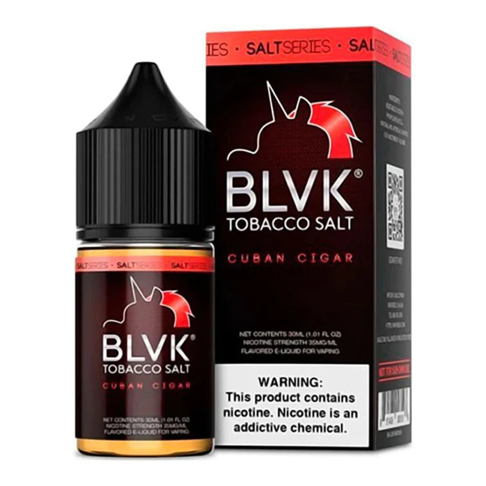 BLVK Tobacco Salt Cuban Cigar 35mg 30ml - Shams Shopping Centre Elite  